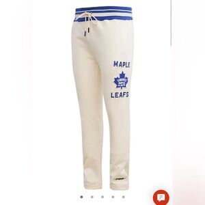 PRO STANDARD TORONTO MAPLE LEAFS MENS BLUE RETRO FASHION SWEATPANTS